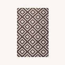 Other 8x10 Area Rug In Ivory & Brown Diamond Pattern 12 Other 8x10 Area Rug In Ivory & Brown Diamond Pattern -Othe Furniture Shop 1500 1500 frame 0 3635