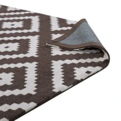 Other 8x10 Area Rug In Ivory & Brown Diamond Pattern 13 Other 8x10 Area Rug In Ivory & Brown Diamond Pattern -Othe Furniture Shop 1500 1500 frame 0 3636