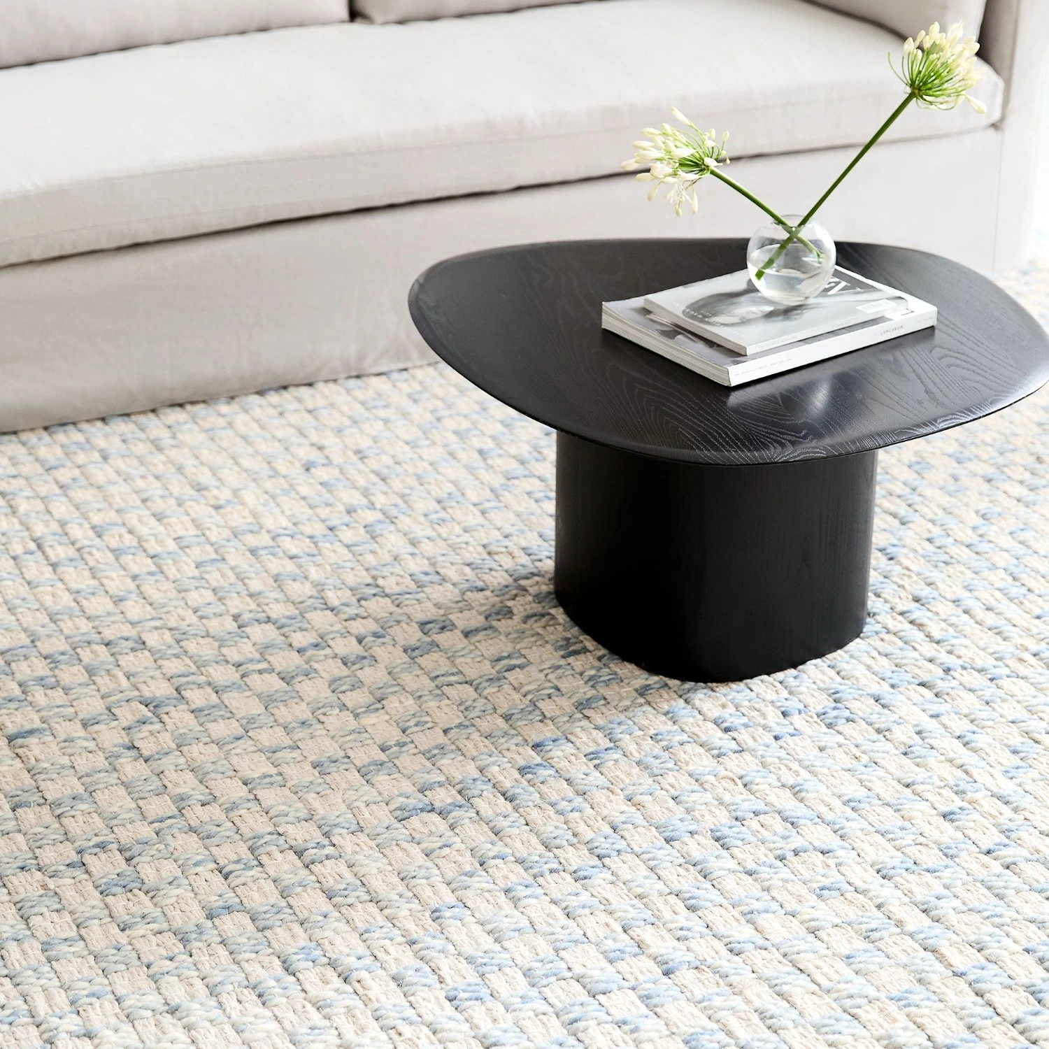 West Elm Chess Weave Wool & Jute Rug 8X10 3 West Elm Chess Weave Wool & Jute Rug 8X10