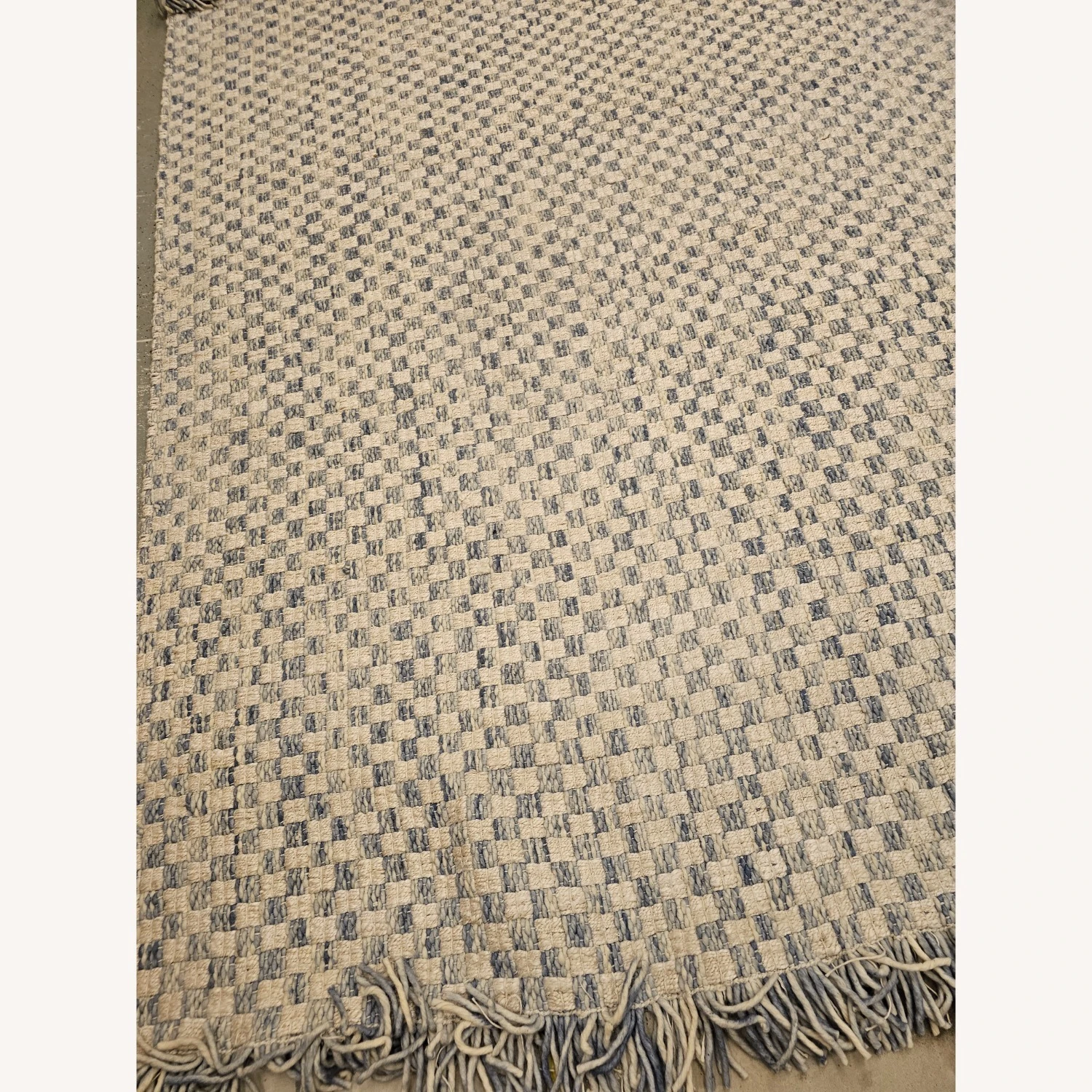 West Elm Chess Weave Wool & Jute Rug 8X10 5 West Elm Chess Weave Wool & Jute Rug 8X10 - Image 3