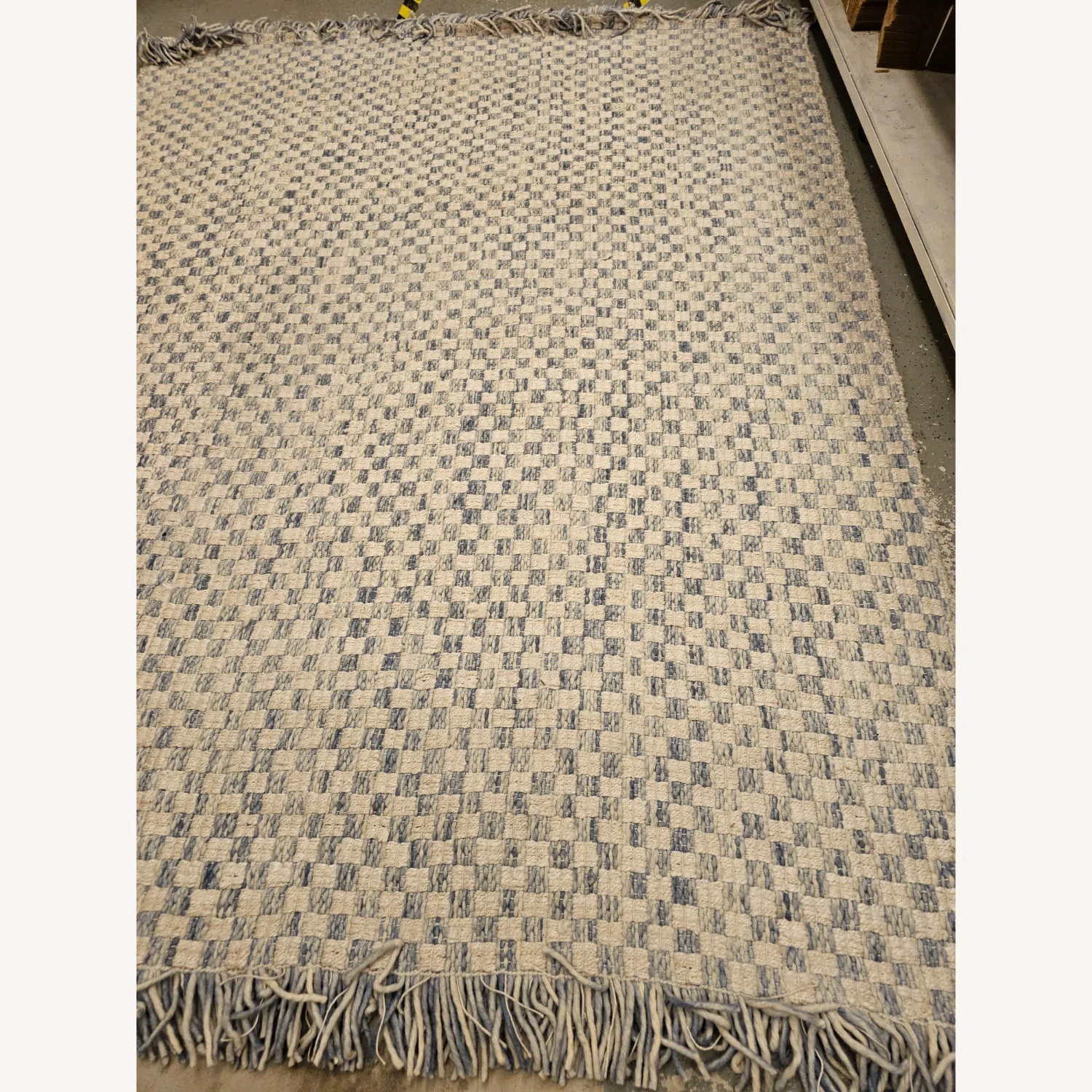 West Elm Chess Weave Wool & Jute Rug 8X10 6 West Elm Chess Weave Wool & Jute Rug 8X10 - Image 4
