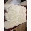 Cream Faux Fur Rug