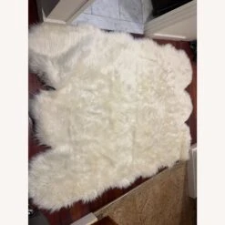 Cream Faux Fur Rug