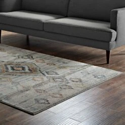 Other 8x10 Area Rug In Beige & Brown Abstract Diamond -Othe Furniture Shop 1500 1500 frame 0 3787