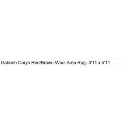 Arshs Fine Rugs Gabbeh Caryn Red/Brown Wool Area Rug -Othe Furniture Shop 1500 1500 frame 0 3793