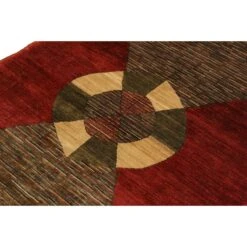 Arshs Fine Rugs Gabbeh Caryn Red/Brown Wool Area Rug -Othe Furniture Shop 1500 1500 frame 0 3797