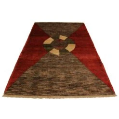 Arshs Fine Rugs Gabbeh Caryn Red/Brown Wool Area Rug -Othe Furniture Shop 1500 1500 frame 0 3802