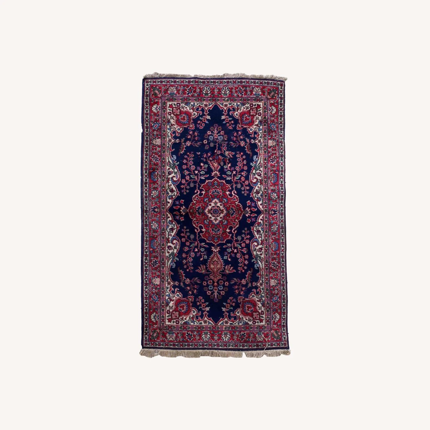 Handmade Antique Persian Kerman Rug 12 Handmade Antique Persian Kerman Rug - Image 10