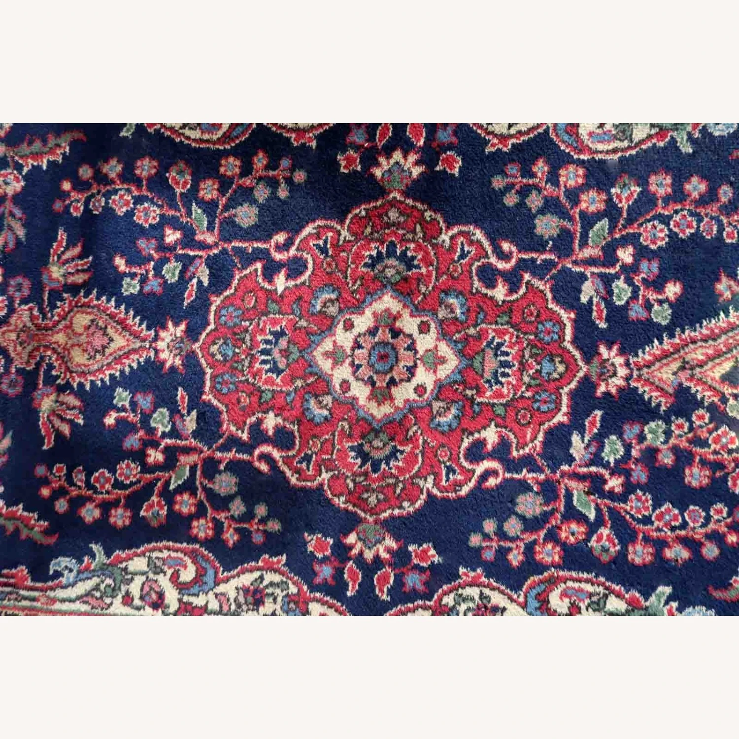 Handmade Antique Persian Kerman Rug 13 Handmade Antique Persian Kerman Rug - Image 11