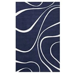 Other 5x8 Area Rug In Navy & Ivory Abstract Swirl Design -Othe Furniture Shop 1500 1500 frame 0 3849