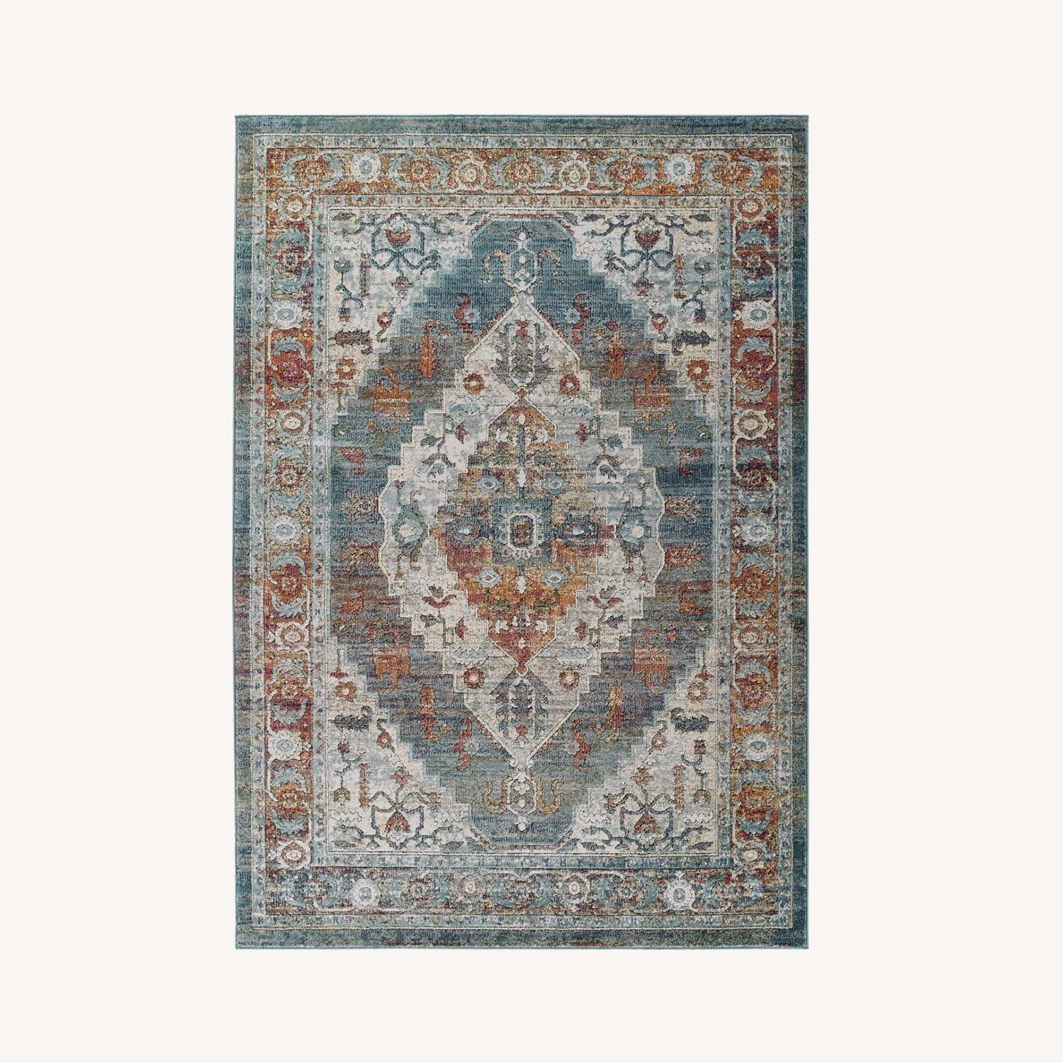 Other 8x10 Area Rug In Persian Medallion Design 7 Other 8x10 Area Rug In Persian Medallion Design - Image 5