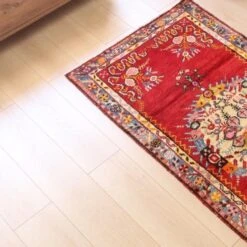 Vintage Turkish Hand-Knotted Rug 1960s Runner 13 Vintage Turkish Hand-Knotted Rug 1960s Runner -Othe Furniture Shop 1500 1500 frame 0 3895