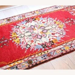 Vintage Turkish Hand-Knotted Rug 1960s Runner 14 Vintage Turkish Hand-Knotted Rug 1960s Runner -Othe Furniture Shop 1500 1500 frame 0 3896