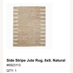 West Elm Jute Rug - Side Stripe -Othe Furniture Shop 1500 1500 frame 0 3939