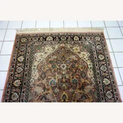 Handmade Vintage Indian Kashmir Silk Rug -Othe Furniture Shop 1500 1500 frame 0 3944