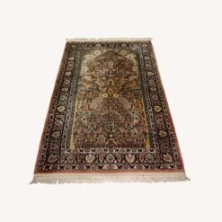 Handmade Vintage Indian Kashmir Silk Rug -Othe Furniture Shop 1500 1500 frame 0 3946