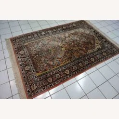 Handmade Vintage Indian Kashmir Silk Rug -Othe Furniture Shop 1500 1500 frame 0 3951