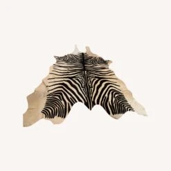 Zebra Stamped Cow Hide Rug 13 Zebra Stamped Cow Hide Rug -Othe Furniture Shop 1500 1500 frame 0 3964