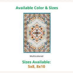 Other 8x10 Area Rug In Multicolored Floral Persian -Othe Furniture Shop 1500 1500 frame 0 4030
