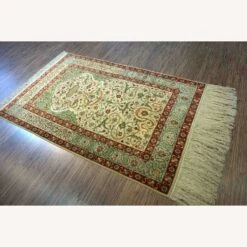 Handmade Vintage Turkish Hereke Silk Prayer Rug -Othe Furniture Shop 1500 1500 frame 0 4181