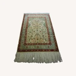 Handmade Vintage Turkish Hereke Silk Prayer Rug -Othe Furniture Shop 1500 1500 frame 0 4182