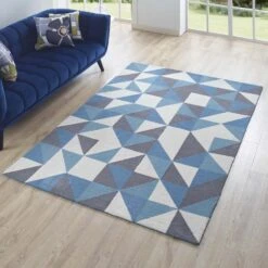 Other 8x10 Area Rug In Geometric Tri-Color Finish -Othe Furniture Shop 1500 1500 frame 0 4289