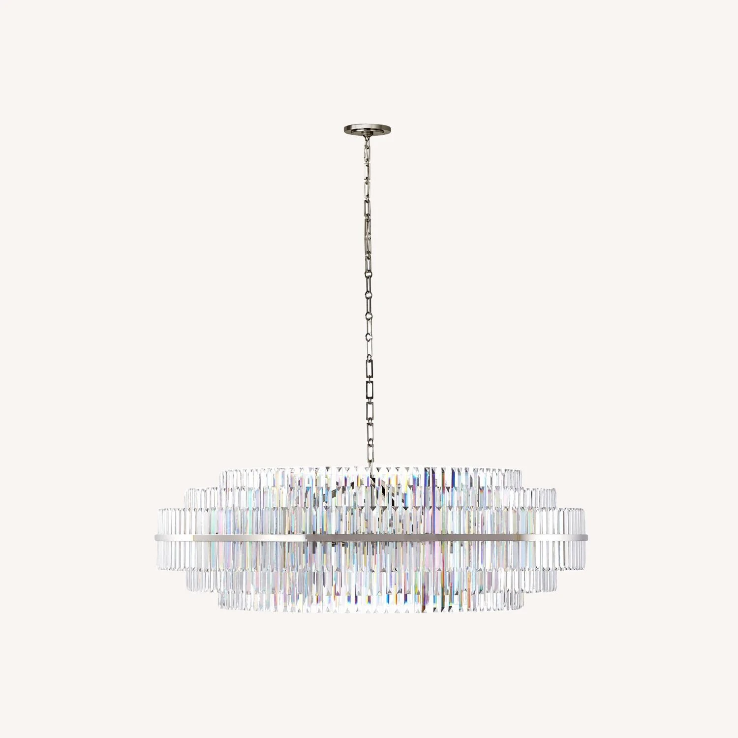 Williams Sonoma Vienna Round Crystal Chandelier 3 Williams Sonoma Vienna Round Crystal Chandelier