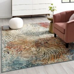 Other 5x8 Area Rug In Multicolored Vintage Mosaic Design -Othe Furniture Shop 1500 1500 frame 0 4327