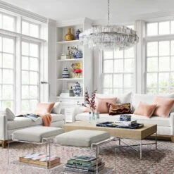 Williams Sonoma Vienna Round Crystal Chandelier 7 Williams Sonoma Vienna Round Crystal Chandelier -Othe Furniture Shop 1500 1500 frame 0 433