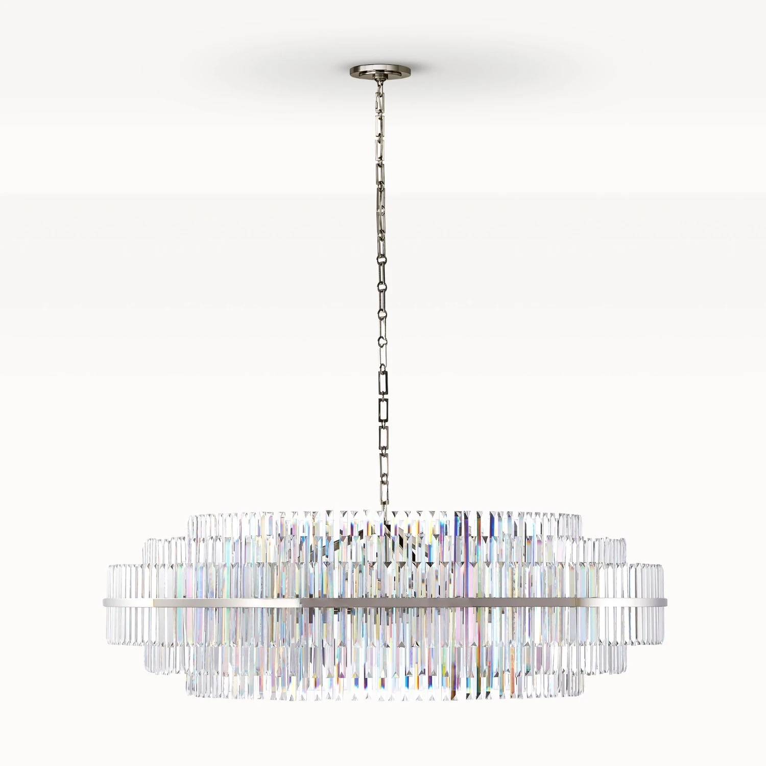 Williams Sonoma Vienna Round Crystal Chandelier 5 Williams Sonoma Vienna Round Crystal Chandelier - Image 3