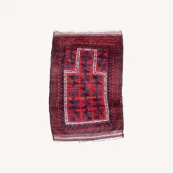 Handmade Vintage Afghan Baluch Prayer Rug -Othe Furniture Shop 1500 1500 frame 0 4374