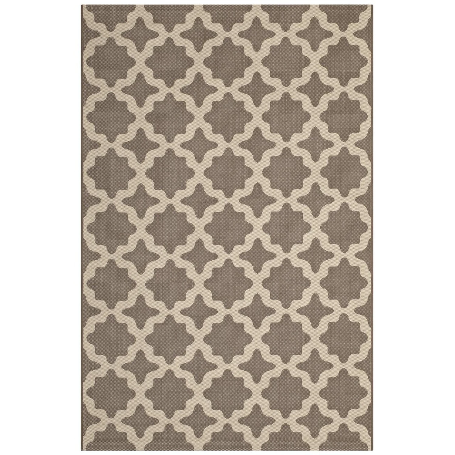 Other 8x10 Area Rug In Light & Dark Beige Trellis 4 Other 8x10 Area Rug In Light & Dark Beige Trellis - Image 2