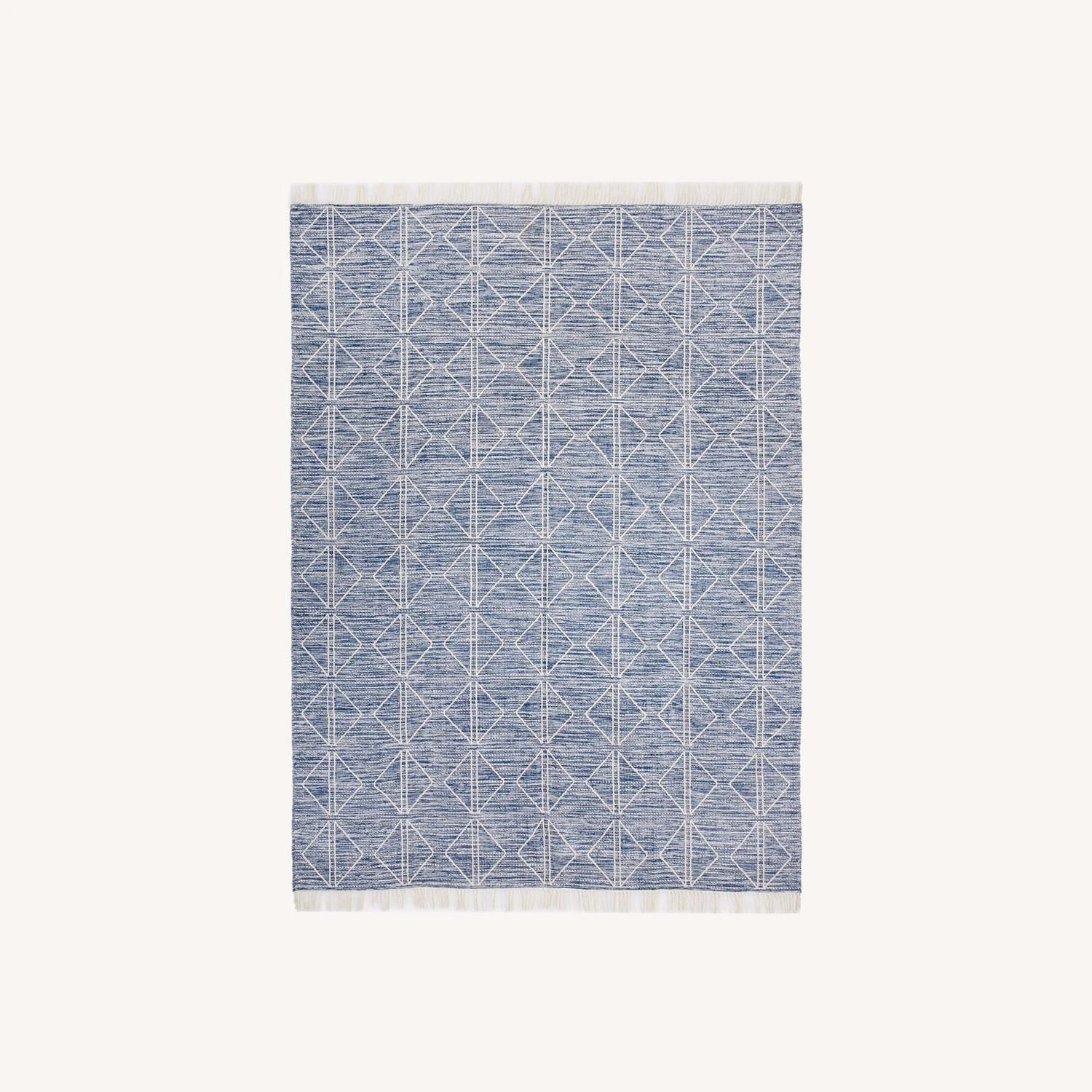 West Elm Reflected Diamonds Indoor/Outdoor Rug 4 West Elm Reflected Diamonds Indoor/Outdoor Rug - Image 2