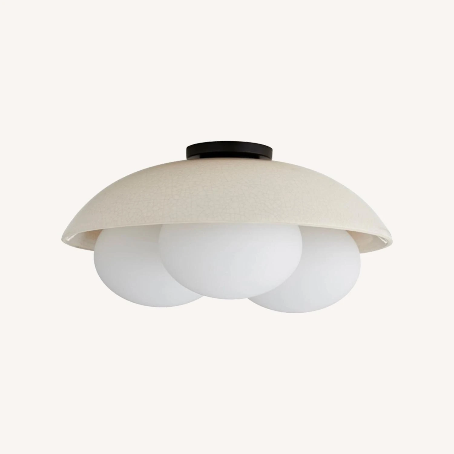 Glaze Flush Mount Ceramic Light 5 Glaze Flush Mount Ceramic Light - Image 3