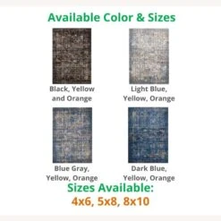 Other 8x10 Area Rug In Dark Blue Floral Lattice Pattern -Othe Furniture Shop 1500 1500 frame 0 4492