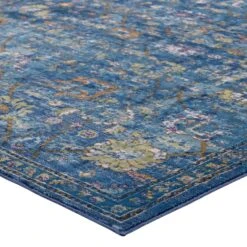 Other 8x10 Area Rug In Dark Blue Floral Lattice Pattern -Othe Furniture Shop 1500 1500 frame 0 4496