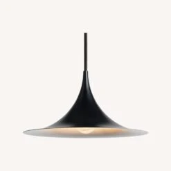 Matte Medium Grey Gubi Semi Pendant For DWR