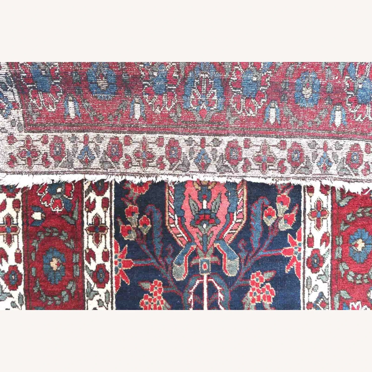 Handmade Antique North West Persian Runner 4 Handmade Antique North West Persian Runner - Image 2