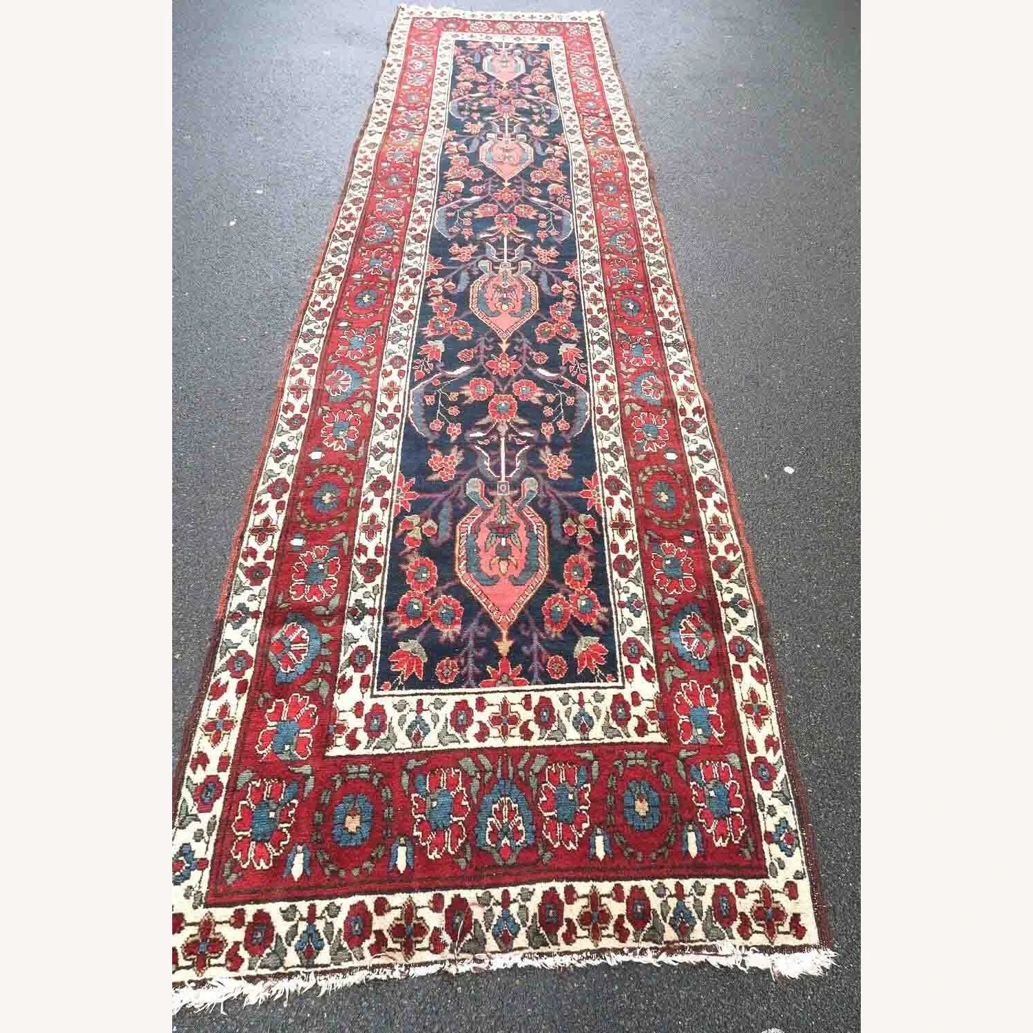 Handmade Antique North West Persian Runner 7 Handmade Antique North West Persian Runner - Image 5