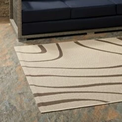 Other 8x10 Area Rug In Light & Dark Beige Swirl Abstract -Othe Furniture Shop 1500 1500 frame 0 4630