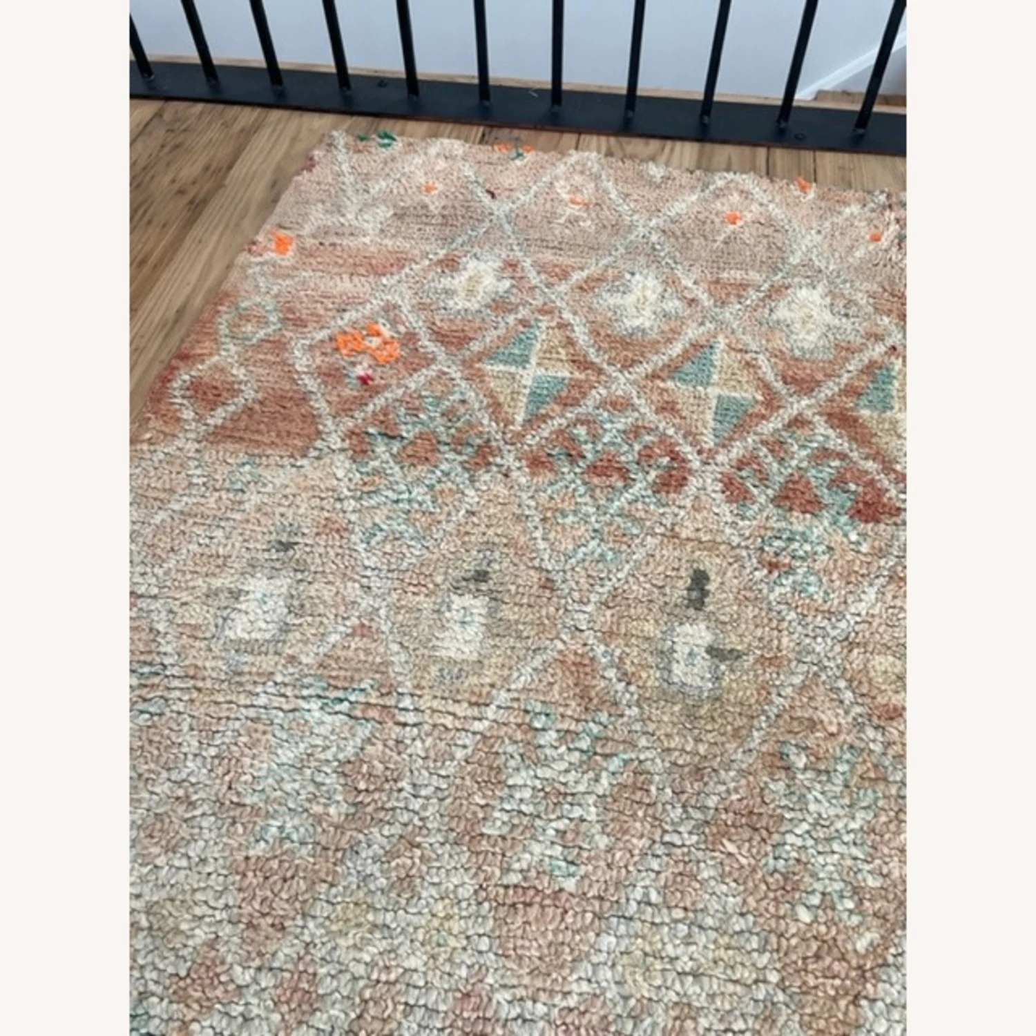 Vintage Beni Mguild Moroccan Rug 9 Vintage Beni Mguild Moroccan Rug - Image 7