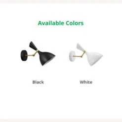 Other Wall Sconce In Black Round Powder-Coated Shade -Othe Furniture Shop 1500 1500 frame 0 476