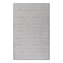 Other 5x8 Area Rug In White & Light Gray Greek Design -Othe Furniture Shop 1500 1500 frame 0 4781