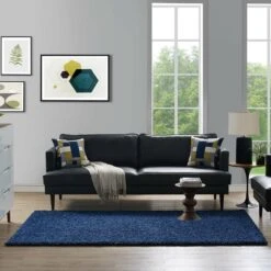 Other 5x8 Area Rug In Navy Shag Weave -Othe Furniture Shop 1500 1500 frame 0 4870