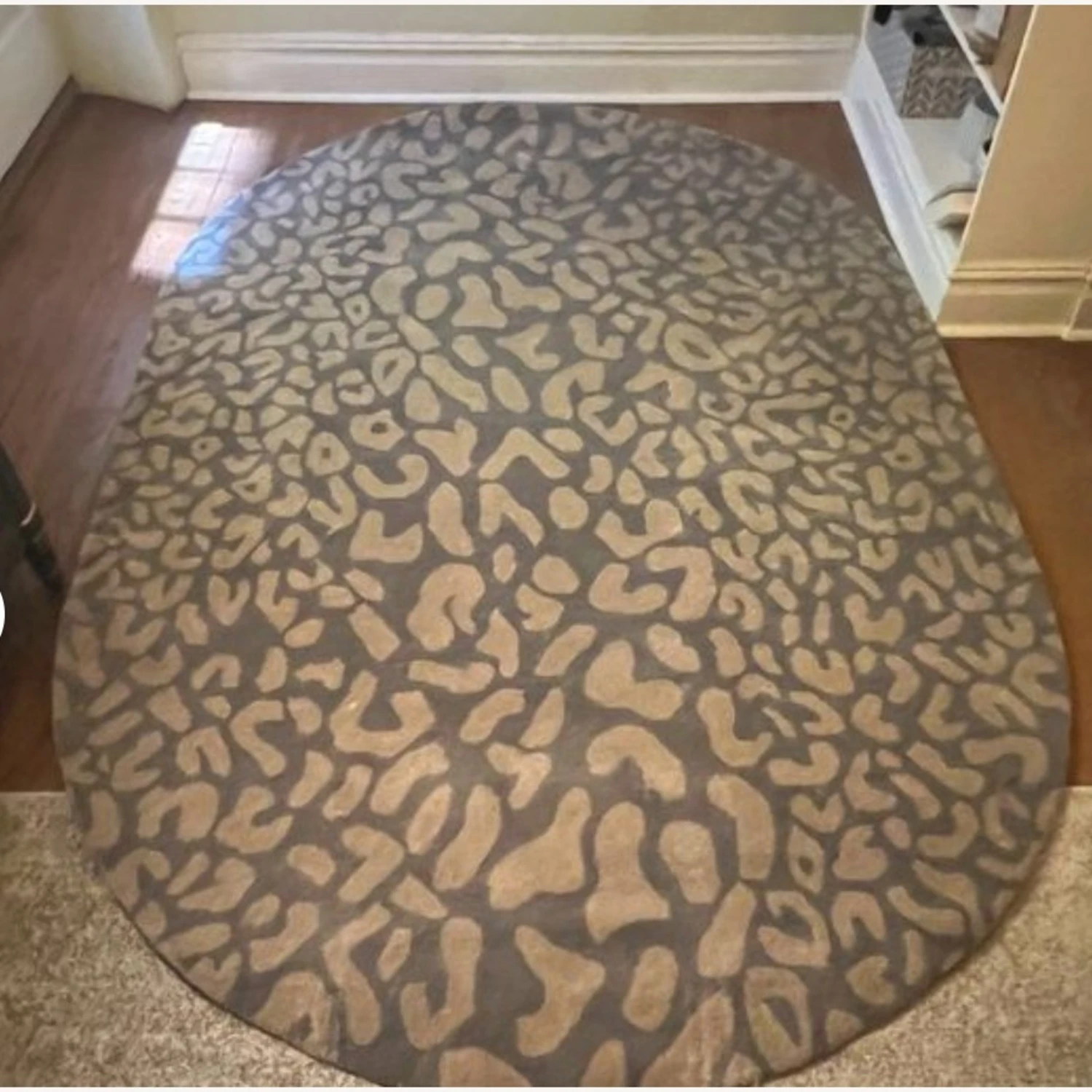 Other 100% Wool Oval Area Rug 4 Other 100% Wool Oval Area Rug - Image 2