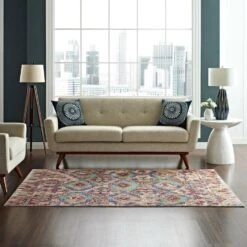 Other 5x8 Area Rug In Multicolored Southwestern Aztec -Othe Furniture Shop 1500 1500 frame 0 4882