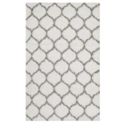 Other 5x8 Area Rug In Ivory & Gray Moroccan Trellis -Othe Furniture Shop 1500 1500 frame 0 4891