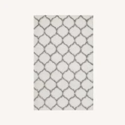 Other 5x8 Area Rug In Ivory & Gray Moroccan Trellis -Othe Furniture Shop 1500 1500 frame 0 4893