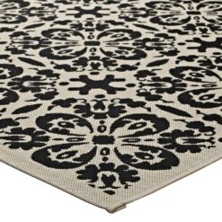 Other 8x10 Area Rug In Black & Beige Floral Trellis -Othe Furniture Shop 1500 1500 frame 0 4895