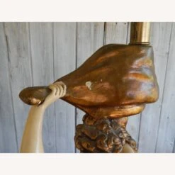 Other C. 1950 Plaster Hand Painted Table Lamp -Othe Furniture Shop 1500 1500 frame 0 492